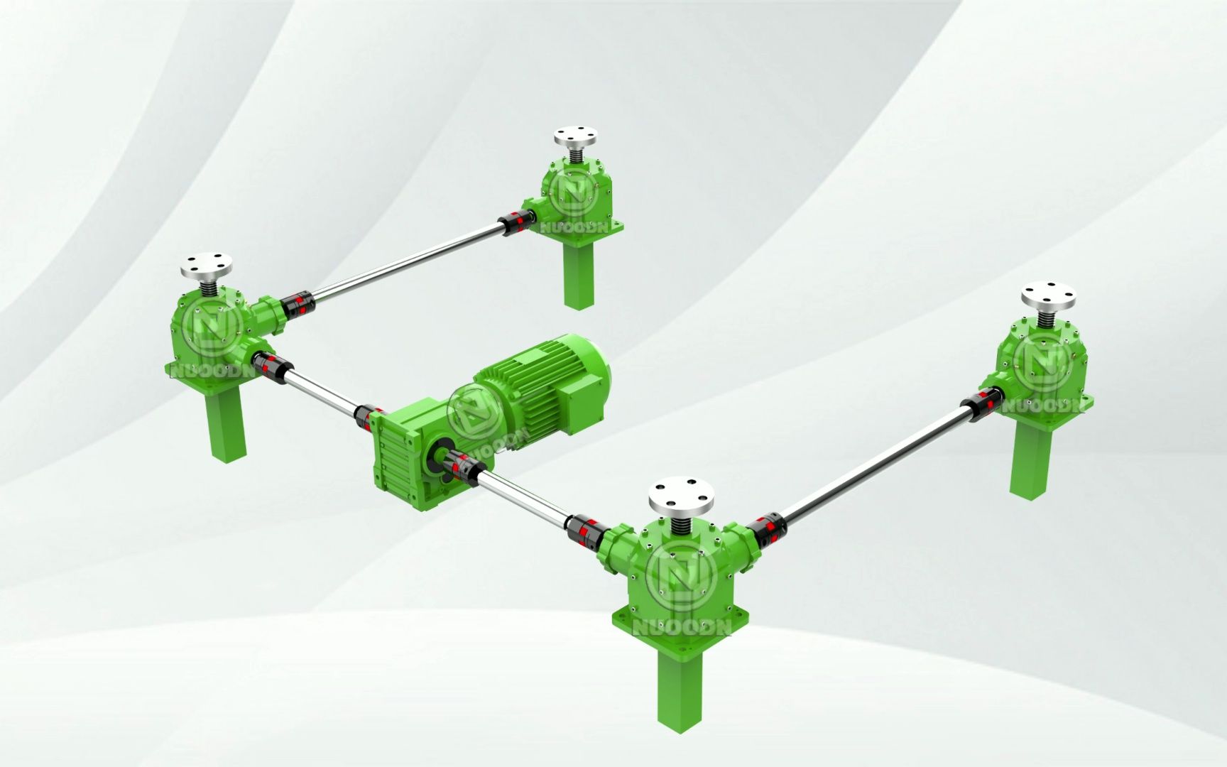 锥齿轮高速升降snb联动同步升降机