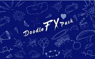 Download Video: 视频素材-100个可爱卡通线条涂鸦MG图形元素动画 Doodle Fx Pack