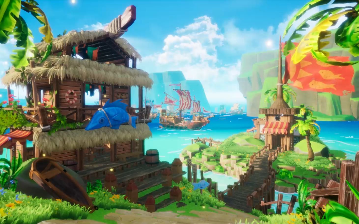 ue4风格化-场景-冒险岛-黄金海岸