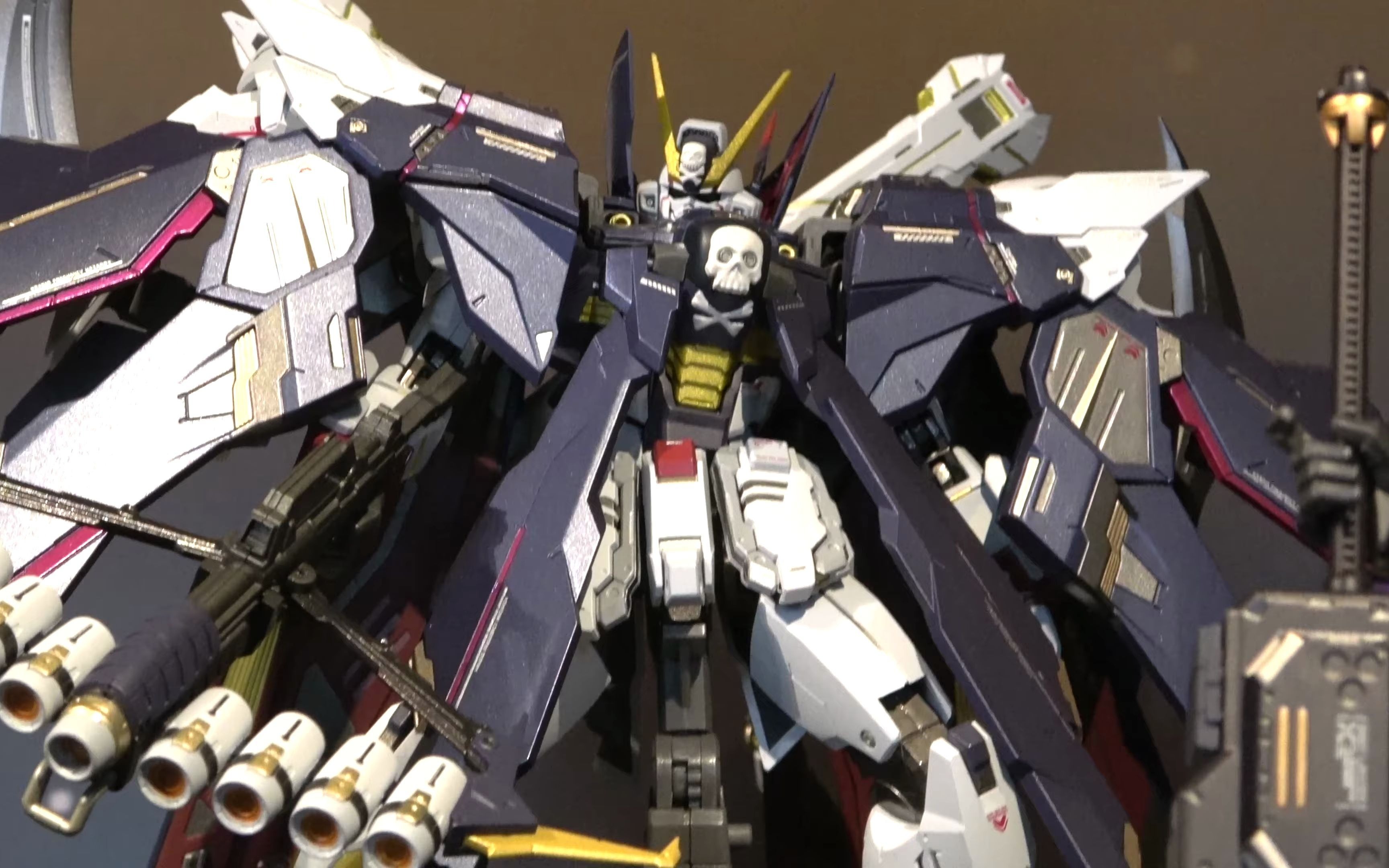 4k实拍万代metalbuildmb海盗x1全装全武装全装备魂限定fullcloth