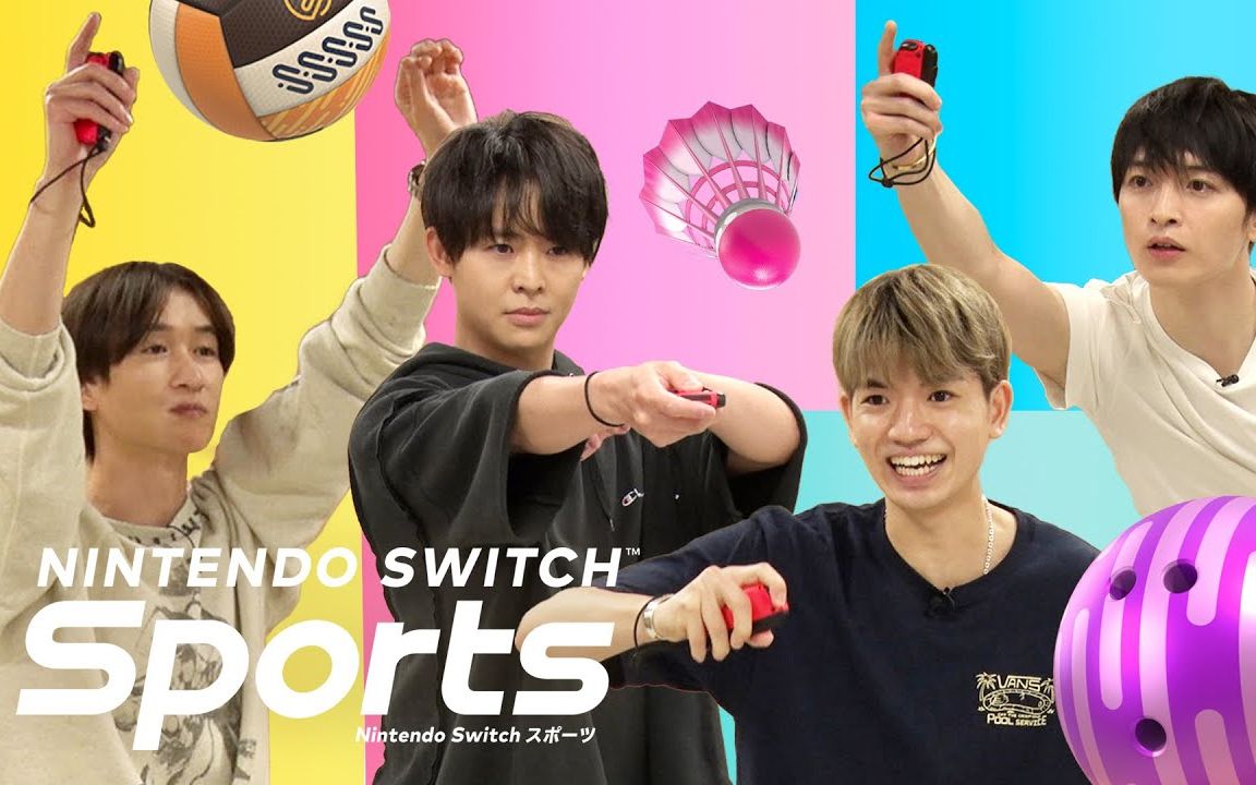 [图]【JGR中字】太开心了吧！流下汗水的认真比试！【Nintendo Switch Sports】