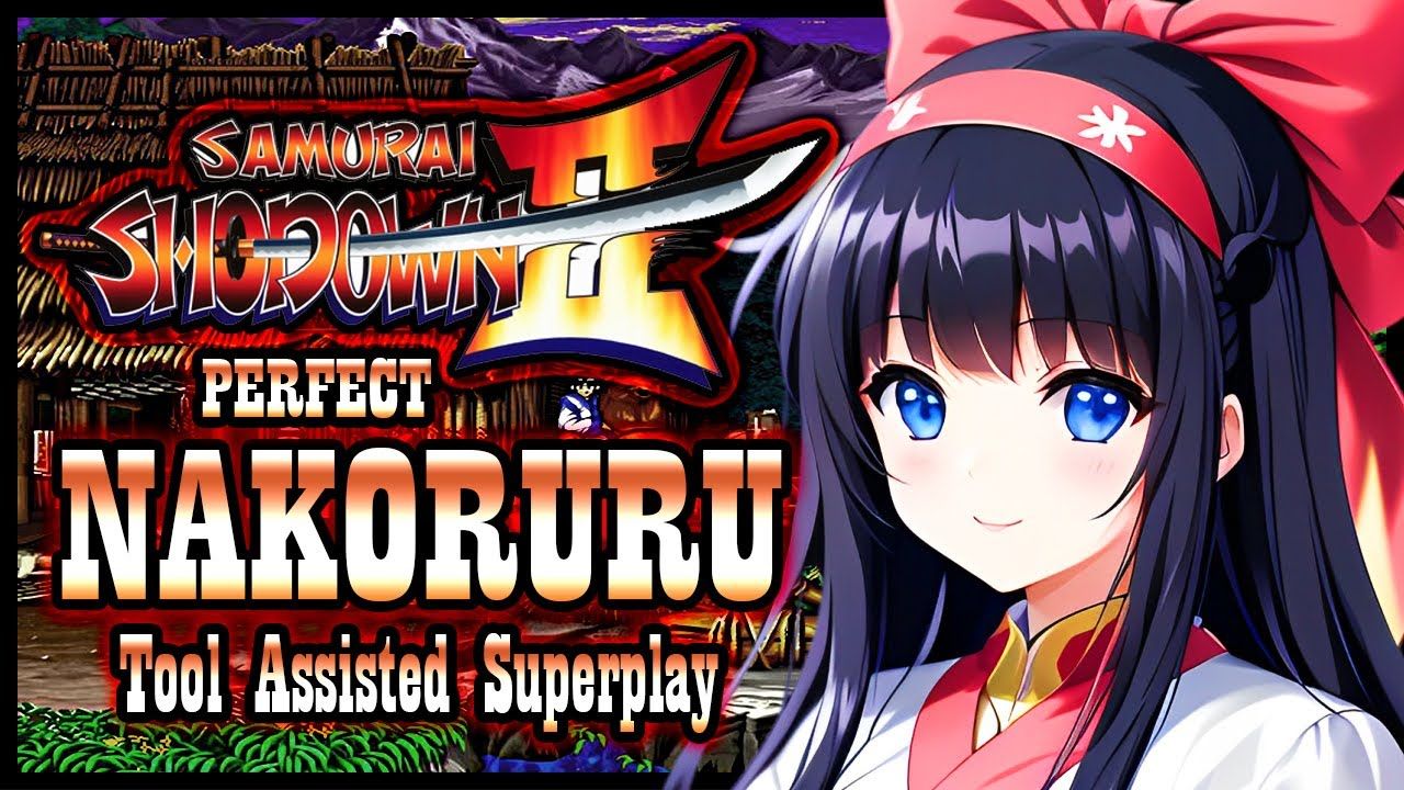 童年街机怀旧游戏《真侍魂》娜可露露完美通关游戏视频