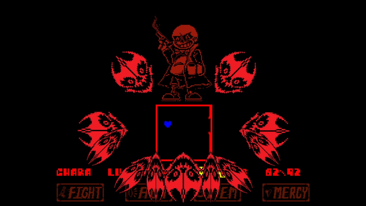 子弹地狱sans战试玩不可能过的不会过的