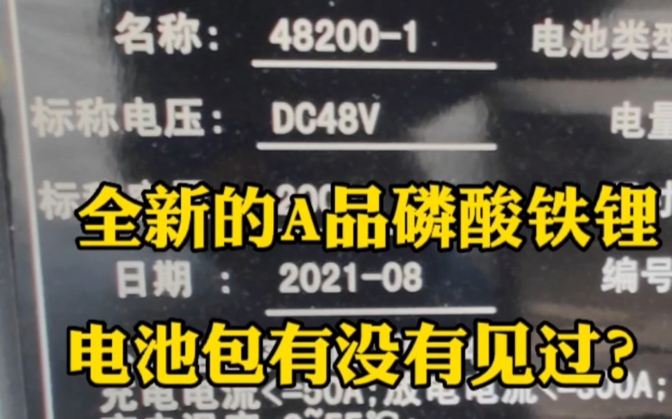 观光车动力电池包全新a品磷酸铁锂有没有见过?到你们来看一下哔哩哔哩bilibili