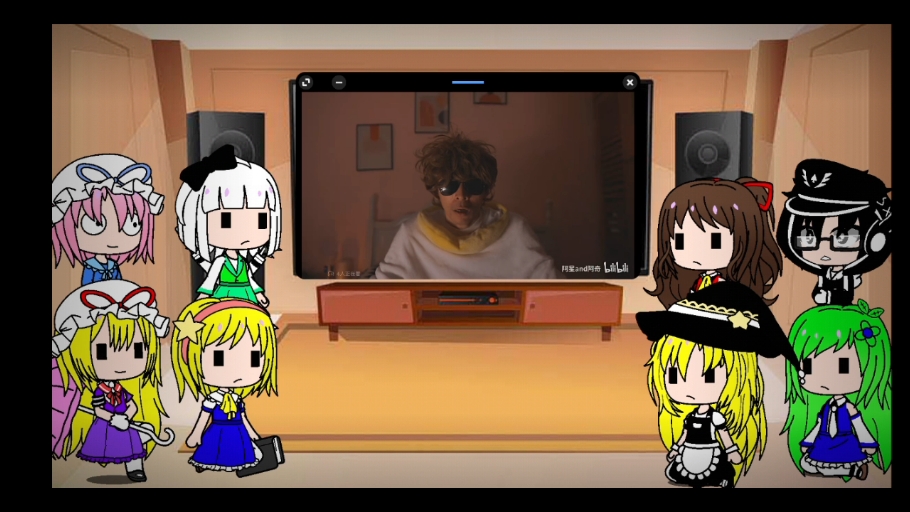 gacha 东方project 看阿星and阿奇 搞笑视频