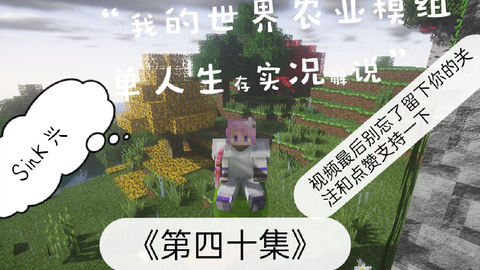 Sink 劳动的农民0w0从每一天开始 Minecraft我的世界 农业模组整合单人生存实况解说 第三十九期 哔哩哔哩