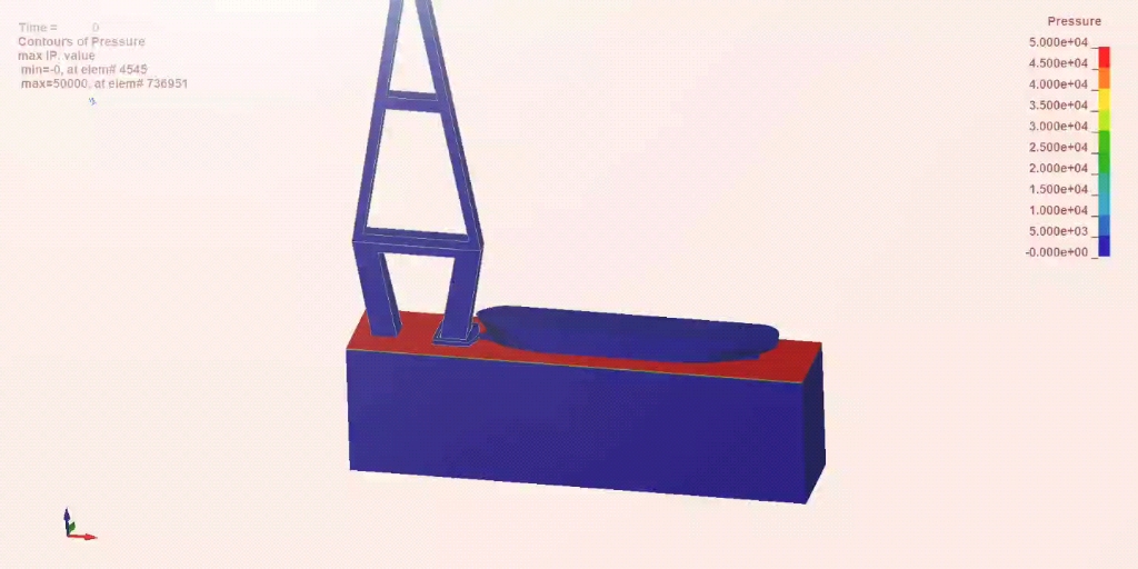 lsdyna船舶水中行驶撞击桥墩.