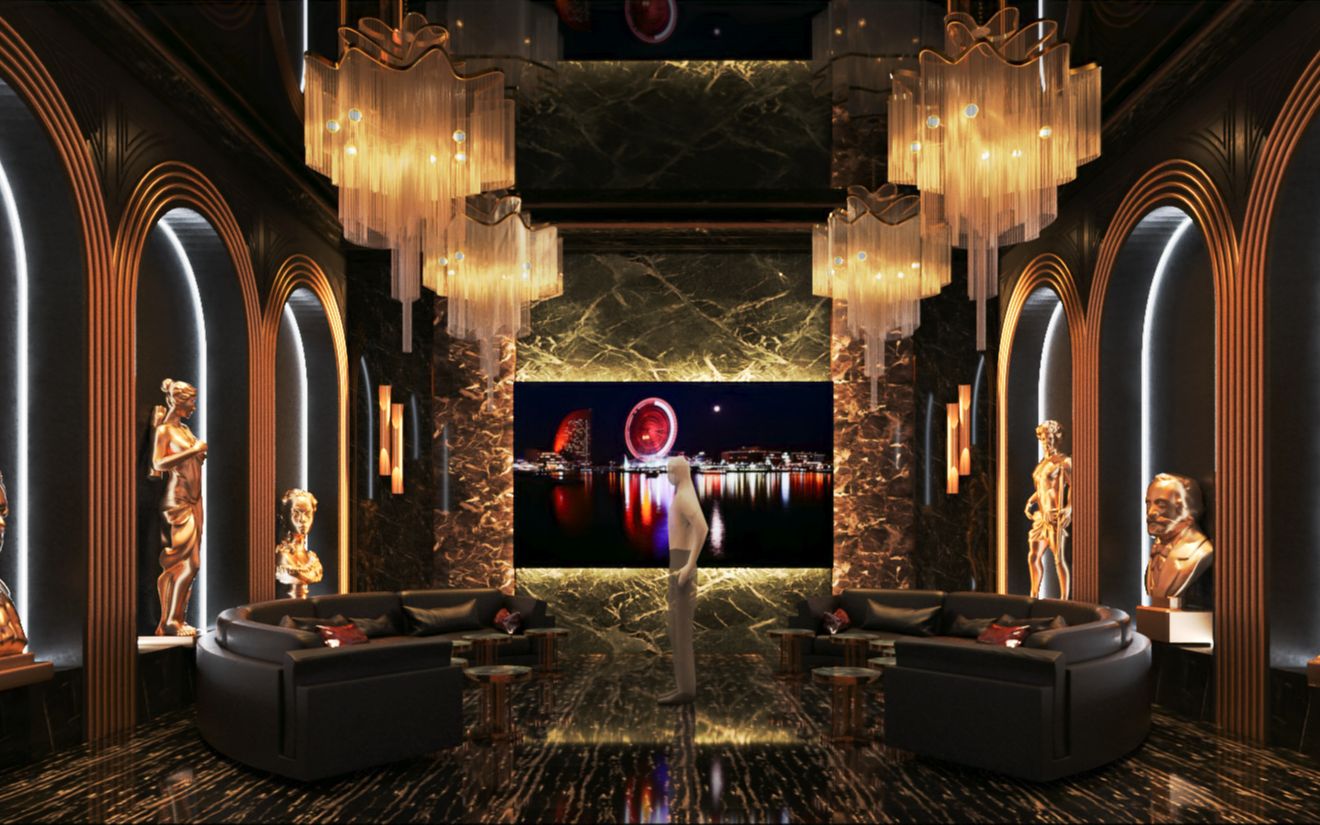 【完结】商务ktv vip房间 3dsmax效果图制作过程part-2