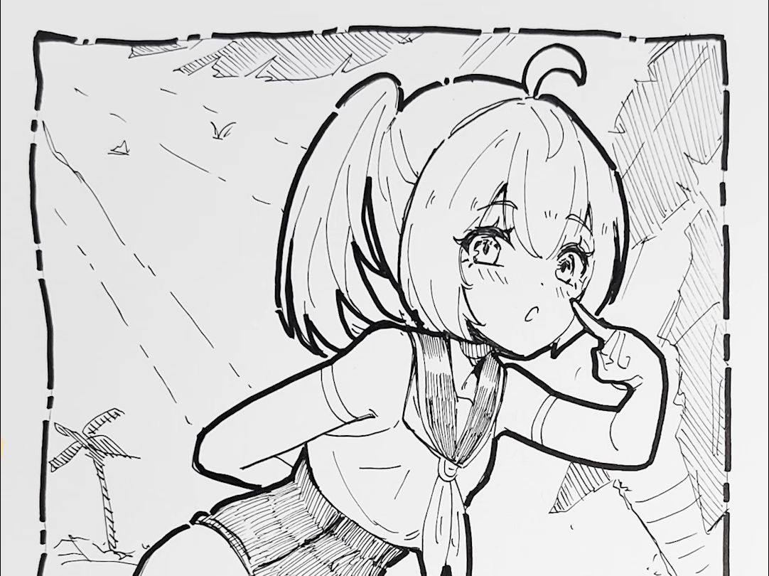 马上就要到夏天了哦!【手绘机娘#59】