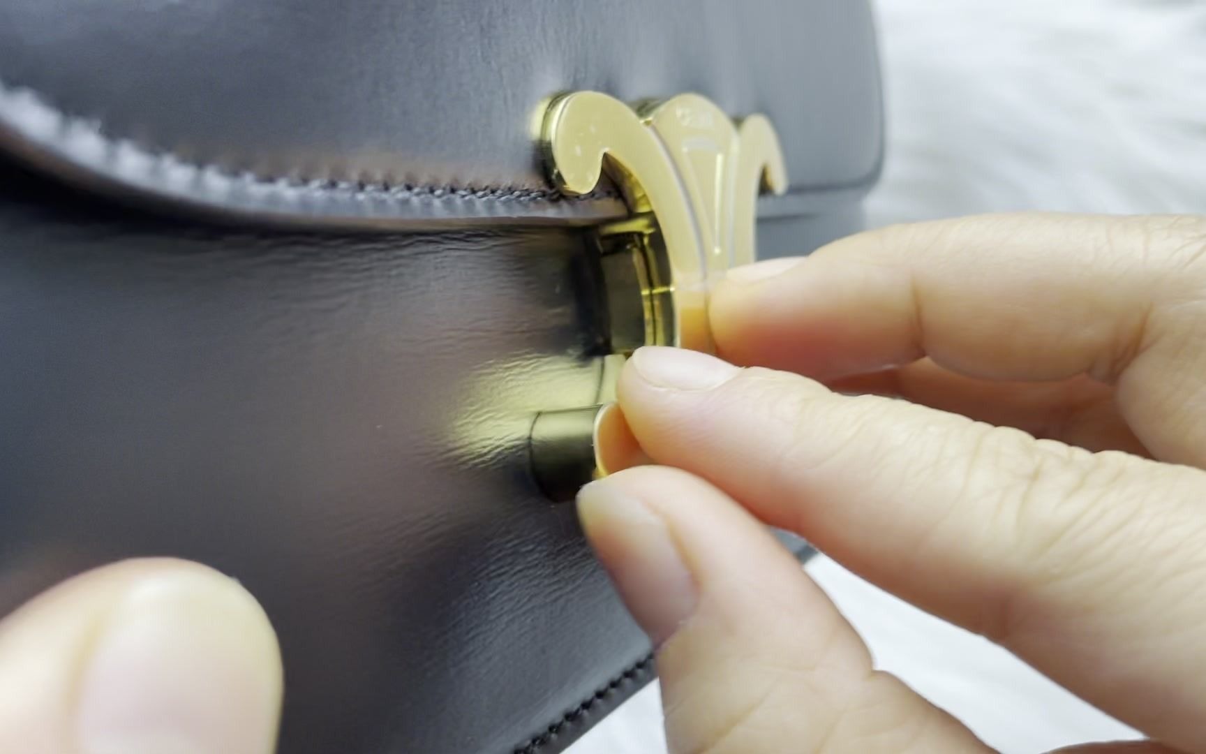 celine赛琳凯旋门金属扣翻盖豆腐包box小方包单肩斜挎包女包