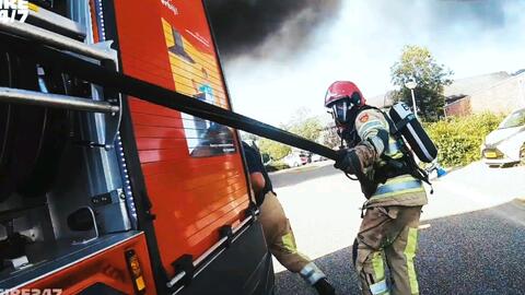Youtube搬运 荷兰消防员 大楼发生大火dutch Firefighters Big Fire Ina Building 哔哩哔哩