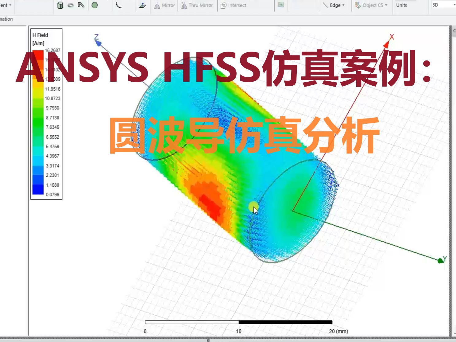 ANSYS HFSS 圆波导仿真分析哔哩哔哩bilibili