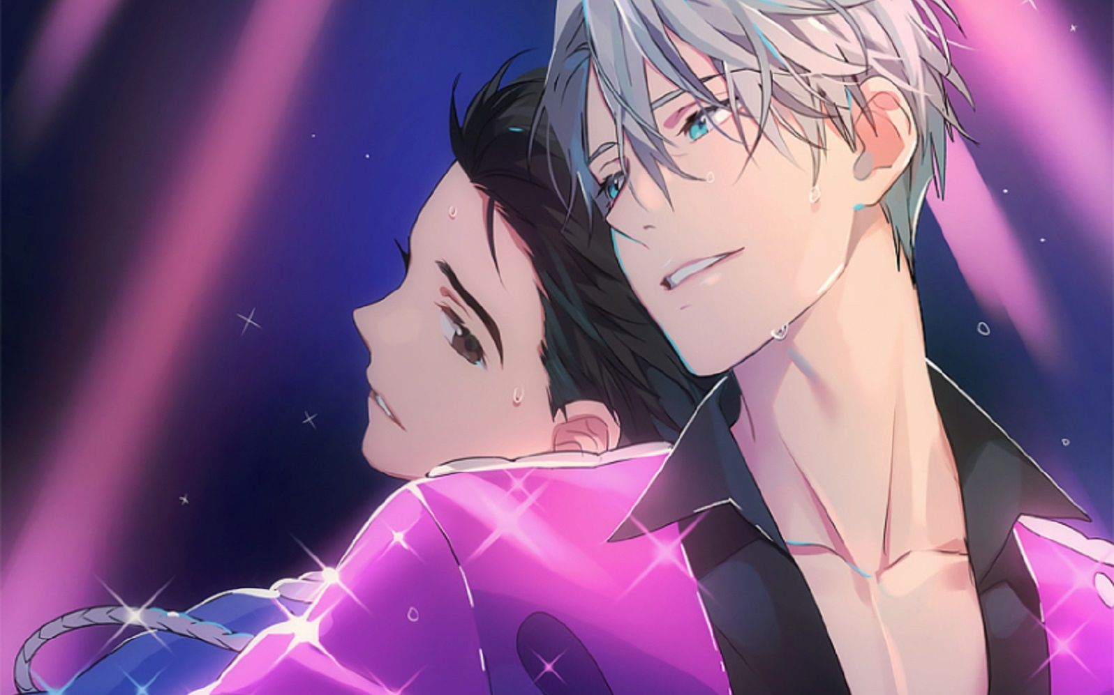 "想让维克多留下来"!啊啊啊!这是爱情开始的讯号吧!~~~【冰上的尤里】