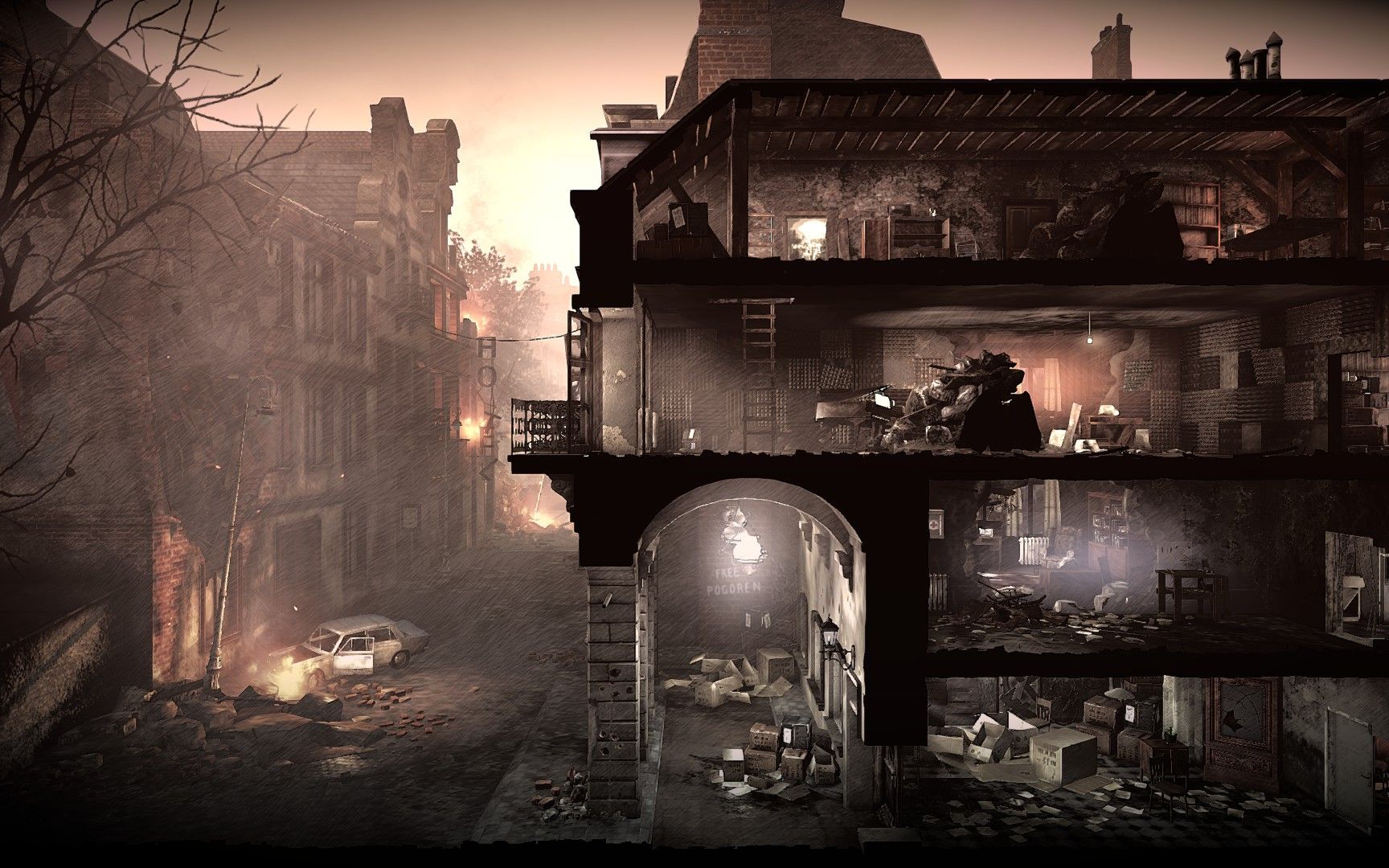 活动  【空手&无伤】《这是我的战争》别墅废墟(士兵)推荐的道路