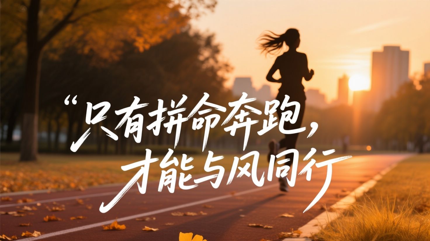 只有拼命奔跑,才能与风同行