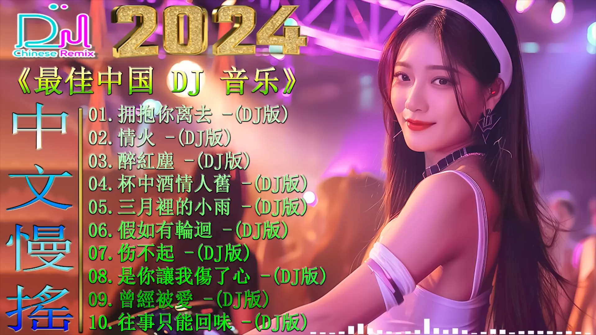 [图]Chinese Dj Remix 2024 👍《最佳中国 DJ 音乐》【拥抱你离去 ♪ 曾经被爱 ♪ 错的是你伤的是我 ♪ 公虾米】