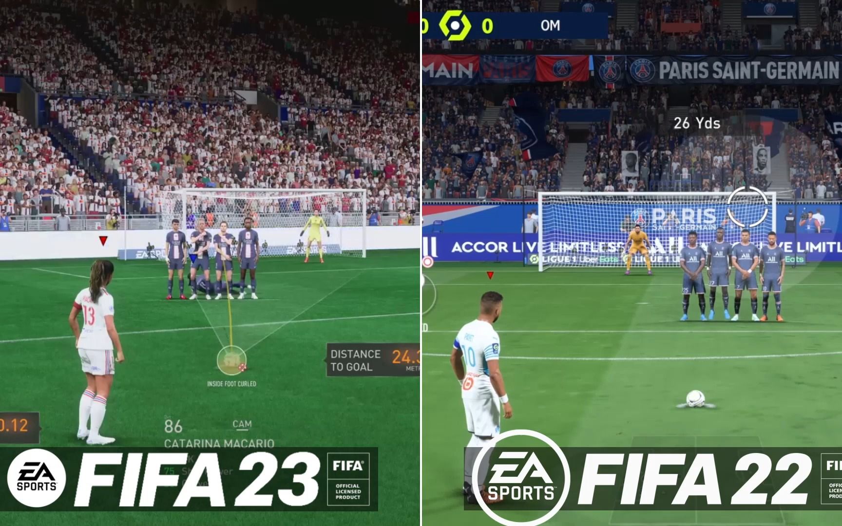 [图]FIFA 23 VS FIFA 22 | 下一代 | 画面比较