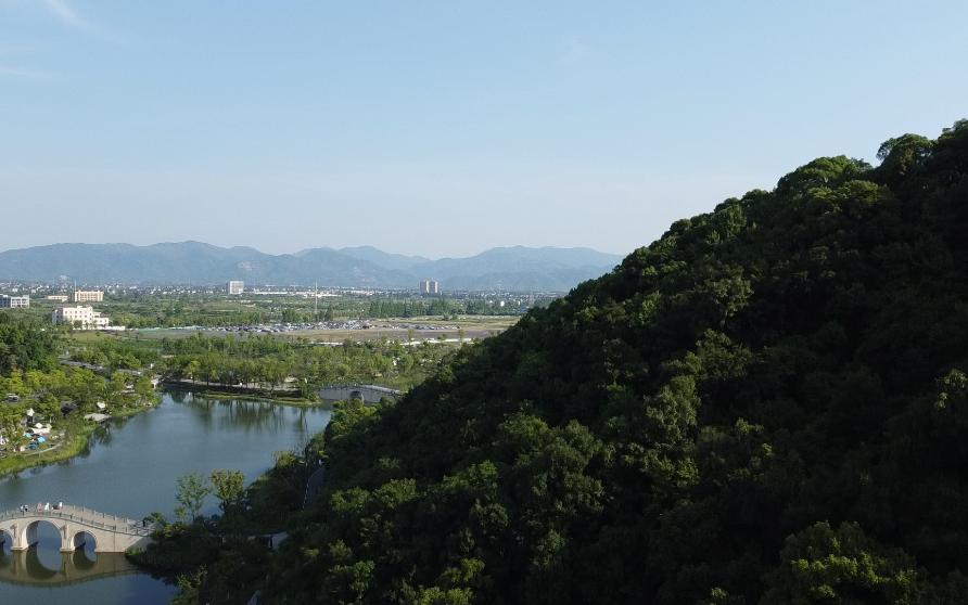 [图]航拍一首歌的时间-杭州灵山风景区铜鉴湖