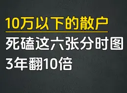 Descargar video: 一位交易员的临别告白：10万以下的散户，一定要死磕这两种分时图，3年可以翻10倍炒股养家。