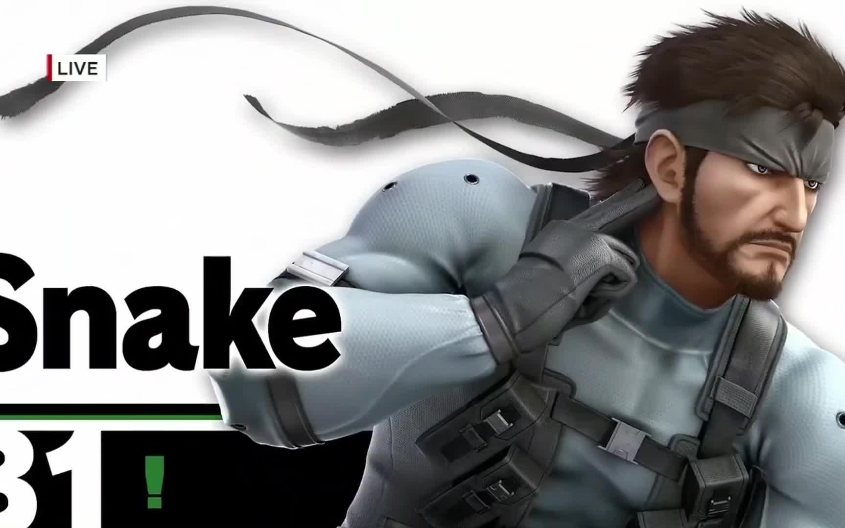 【e3】任天堂《明星大乱斗》斯内克游戏演示_哔哩哔哩 (゜-゜)つロ