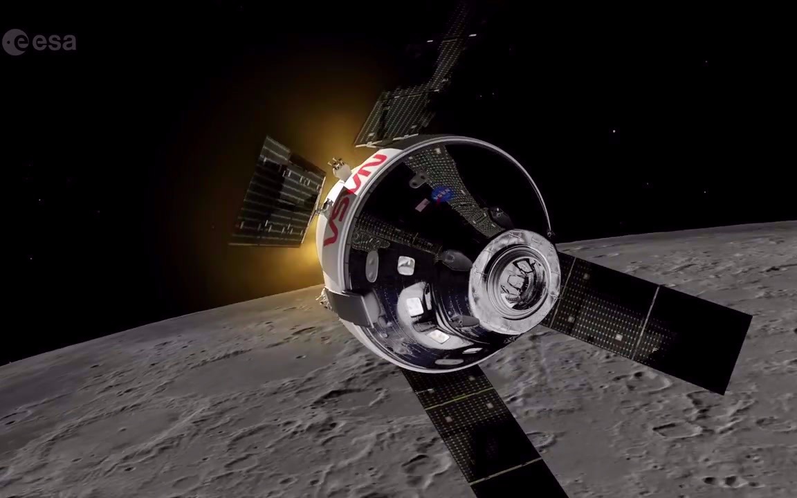 nasa重返月球计划"阿尔忒弥斯1号"飞行任务:欧洲服务模块工作过程