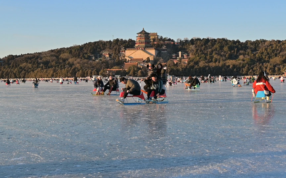 颐和园滑冰
