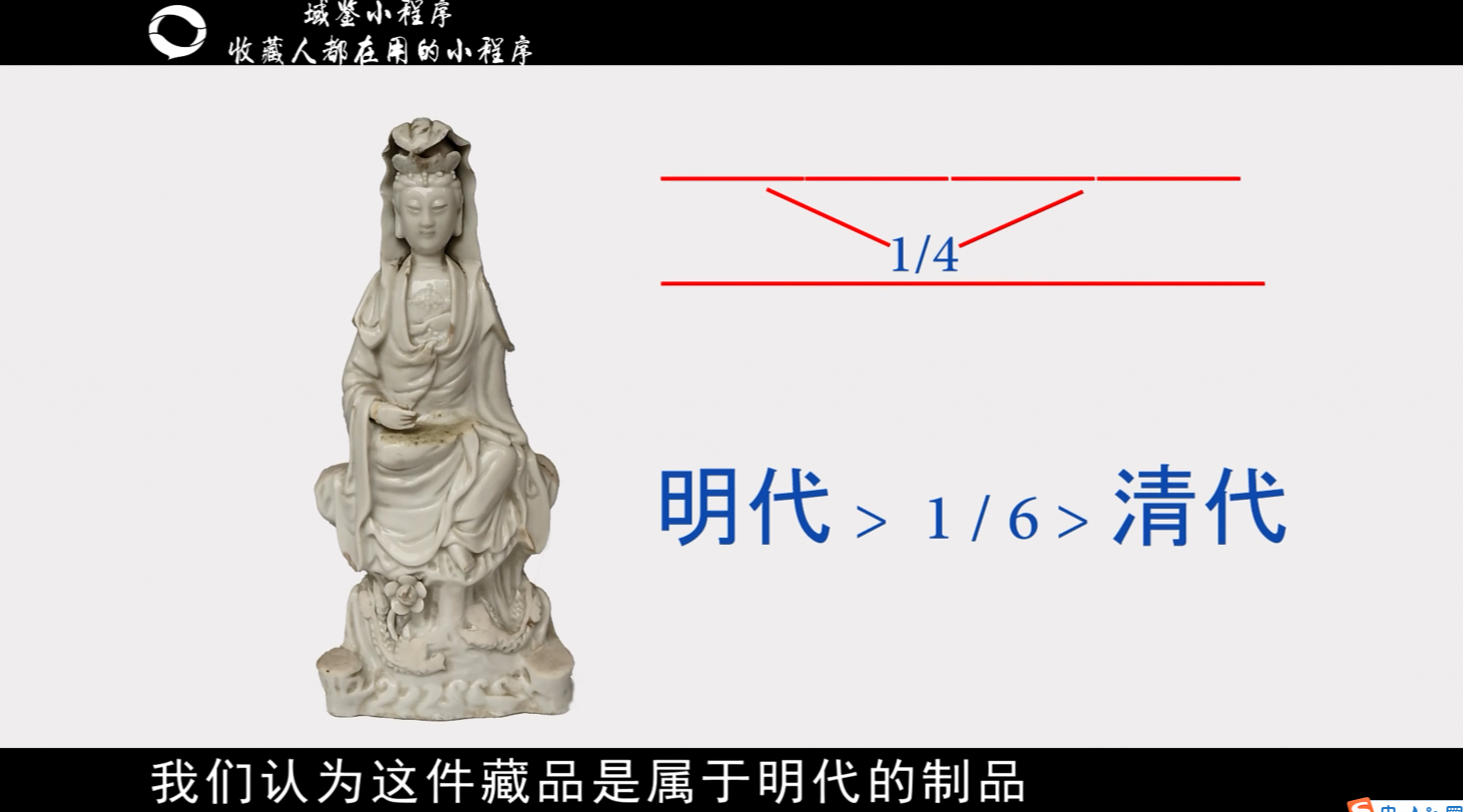 如何去区分一尊德化窑观音为明代还是清代?专家小窍门!哔哩哔哩bilibili