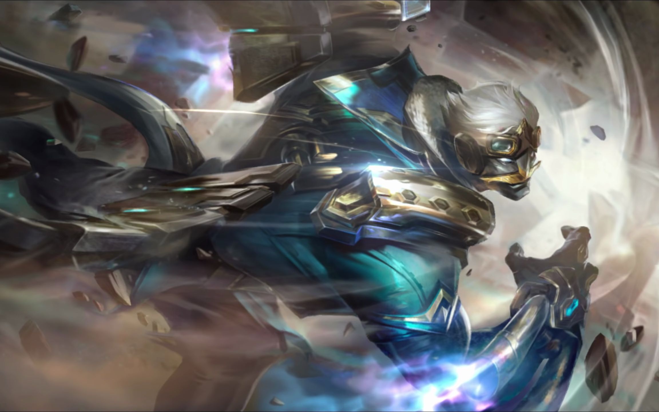 机械迷城 加里奥 皮肤视频 - lol英雄联盟手游 hexplorer galio wild