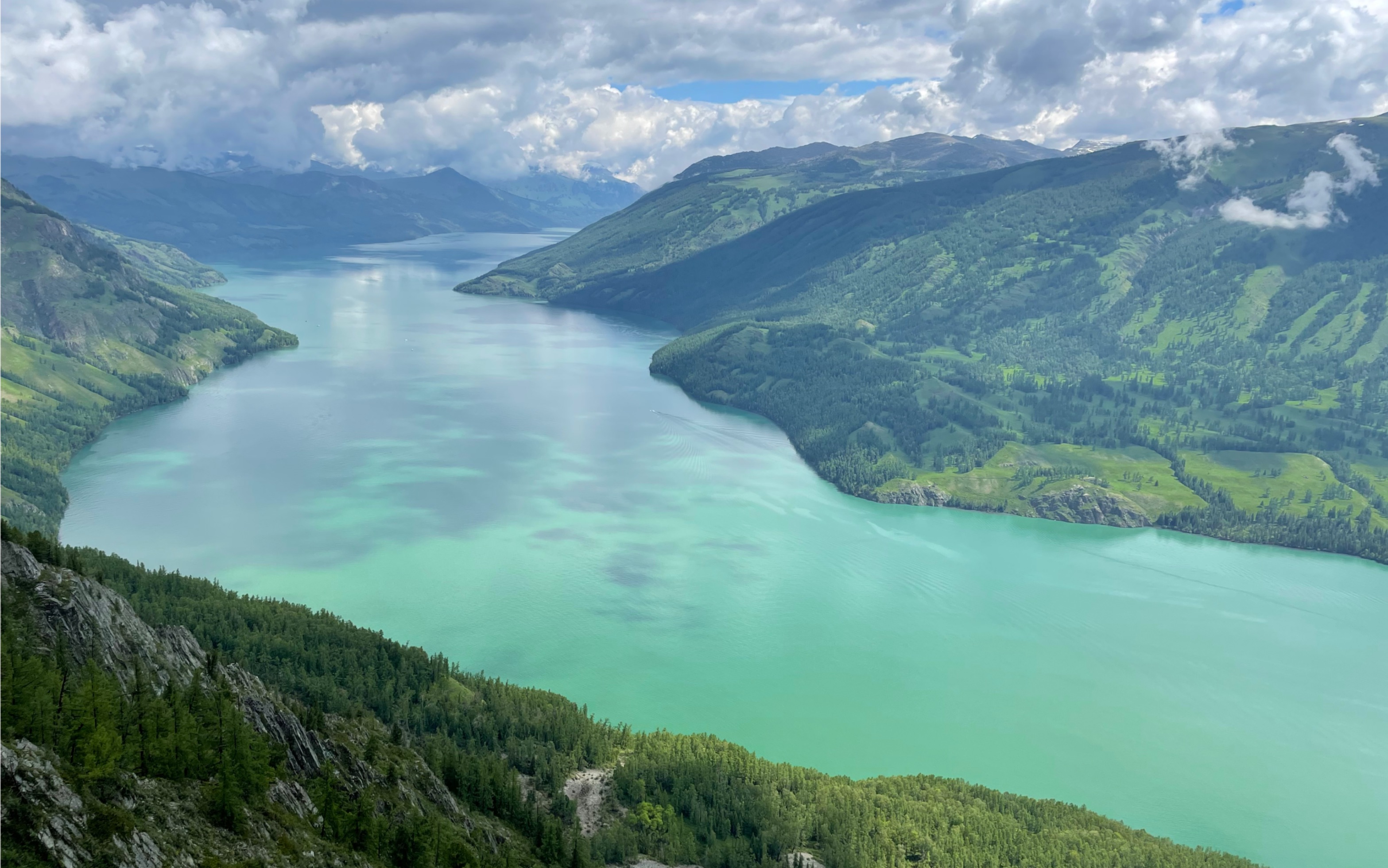 观鱼台观喀纳斯湖