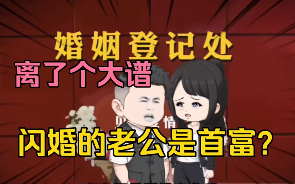 真是离了个大谱,美女闪婚的老公居然是首富?哔哩哔哩bilibili