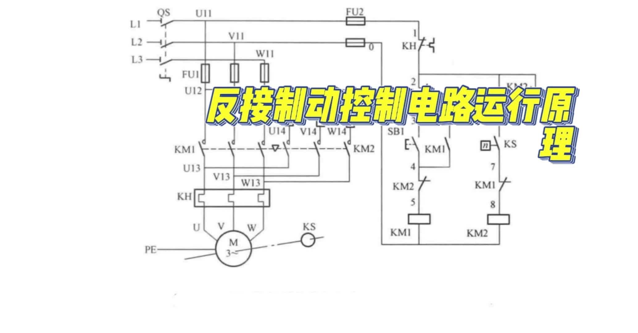 反接制动控制电路运行哔哩哔哩bilibili