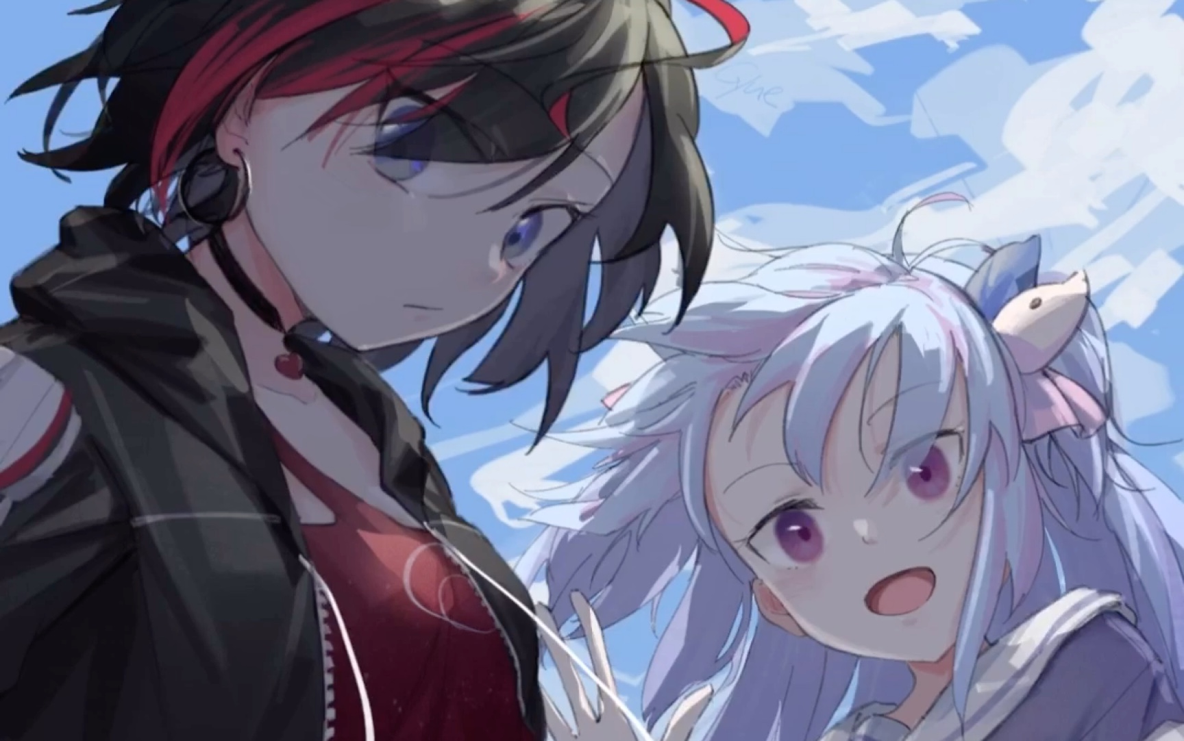 【procreate】七柠&铃果【同人绘画】