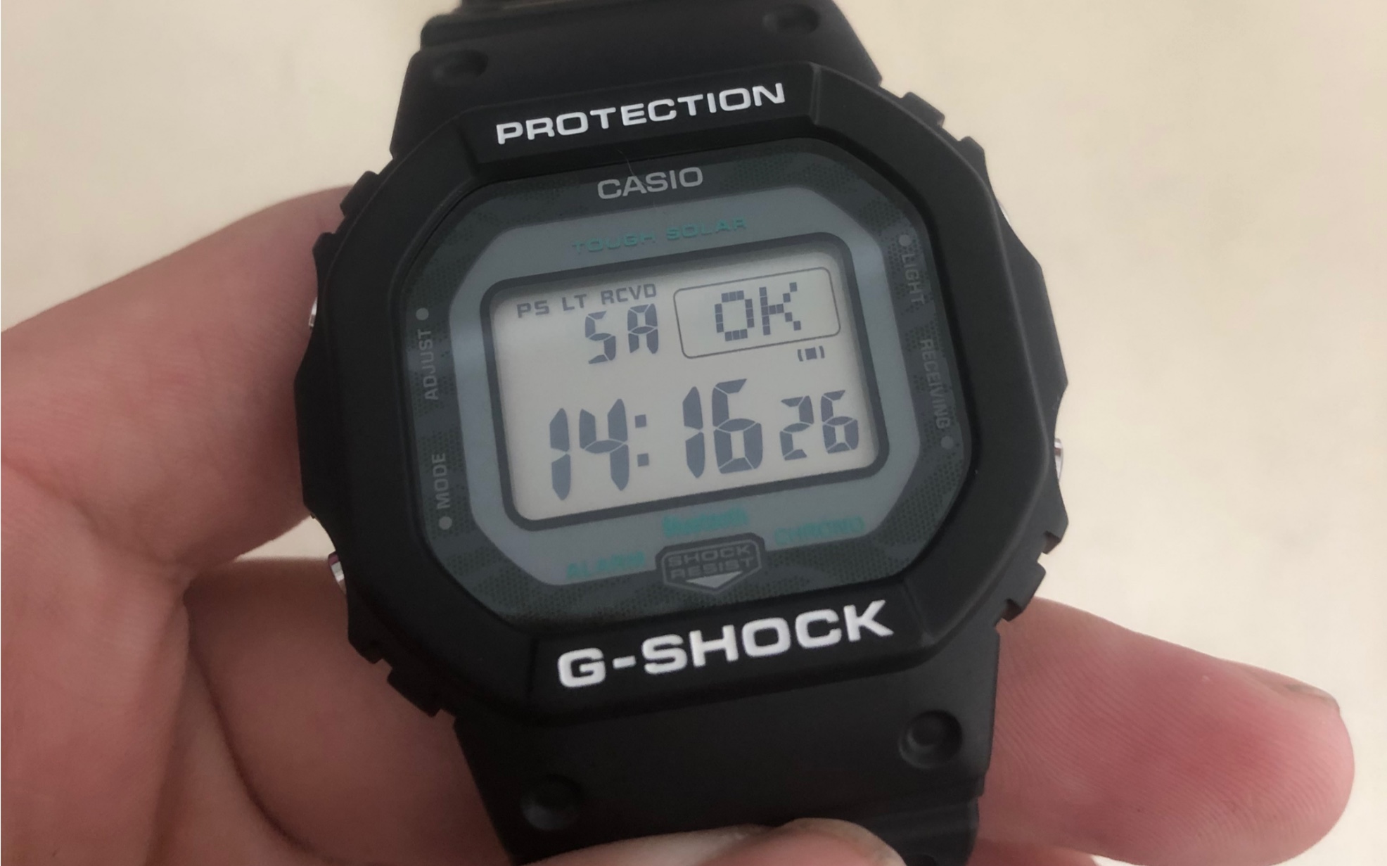 卡西欧gwb5600mg开箱视频快递到了