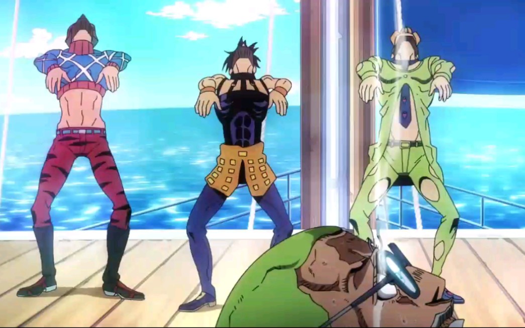 jojo的奇妙冒险黑帮摇素材