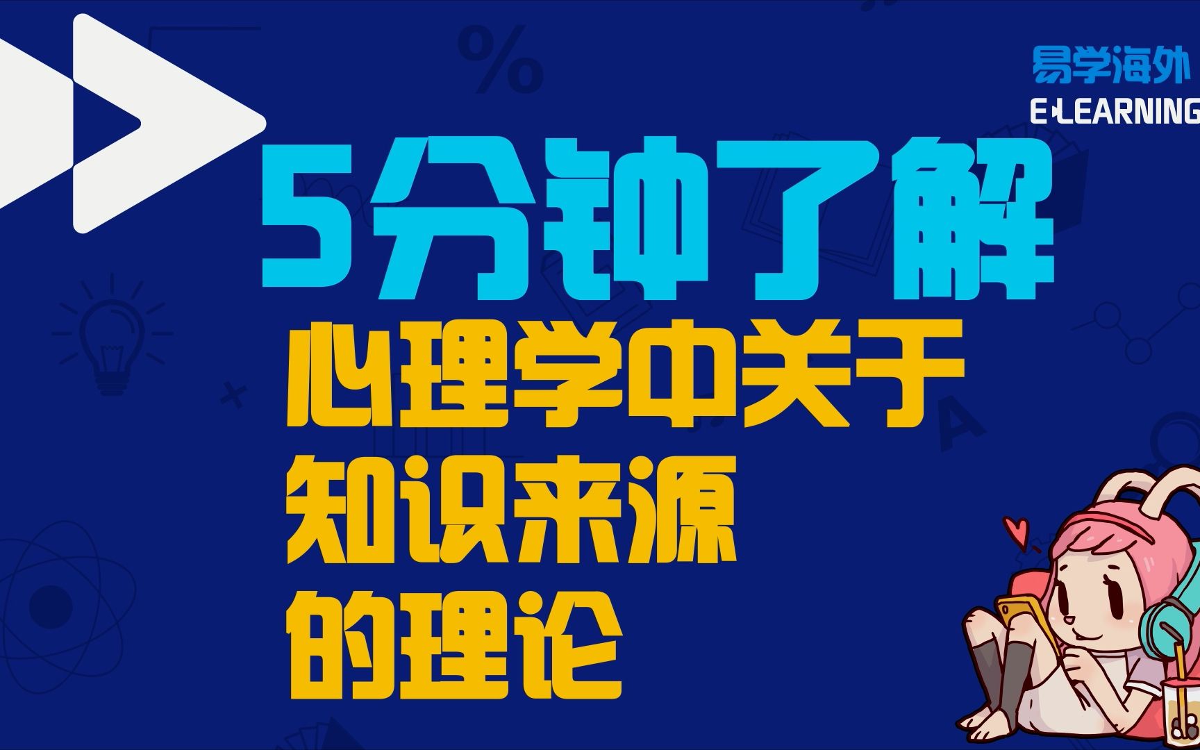 【PART 2】快速了解心理学中关于知识来源的理论哔哩哔哩bilibili