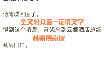 [图]抖音热门小说《千亿总裁独宠替身娇妻》全章节阅读 苏瓷傅南城 已更新