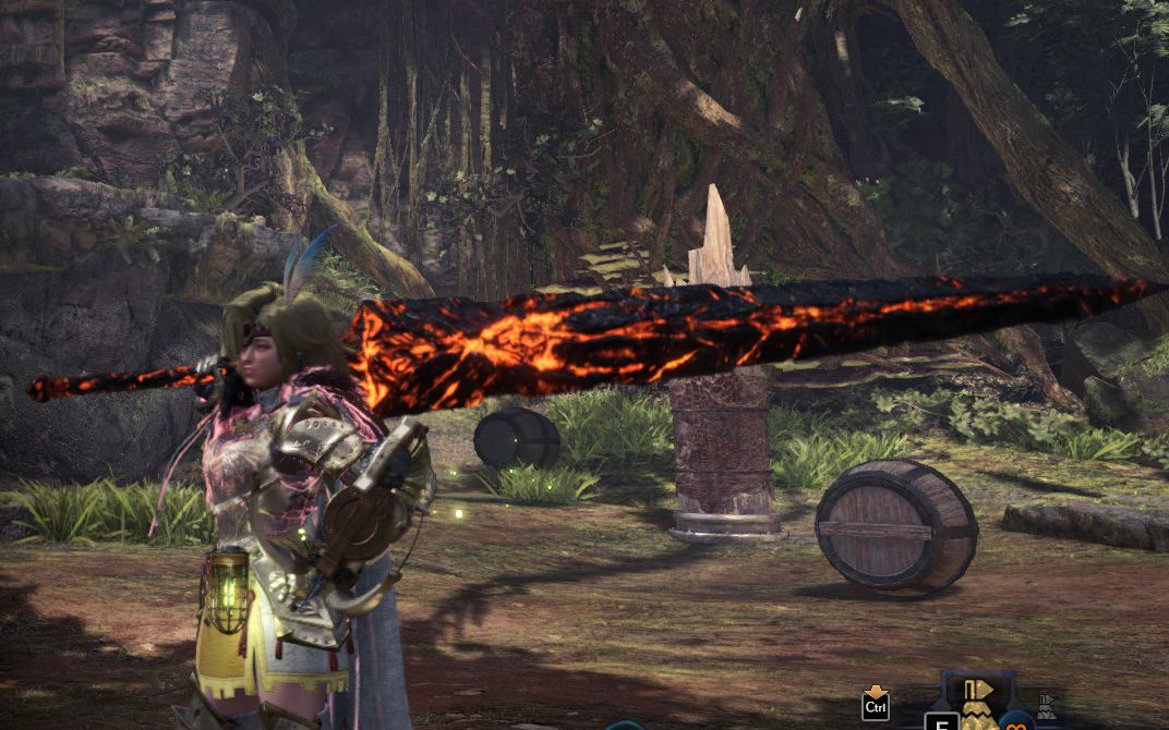 怪物猎人mod自制黑魂3洛里安特大剑mod