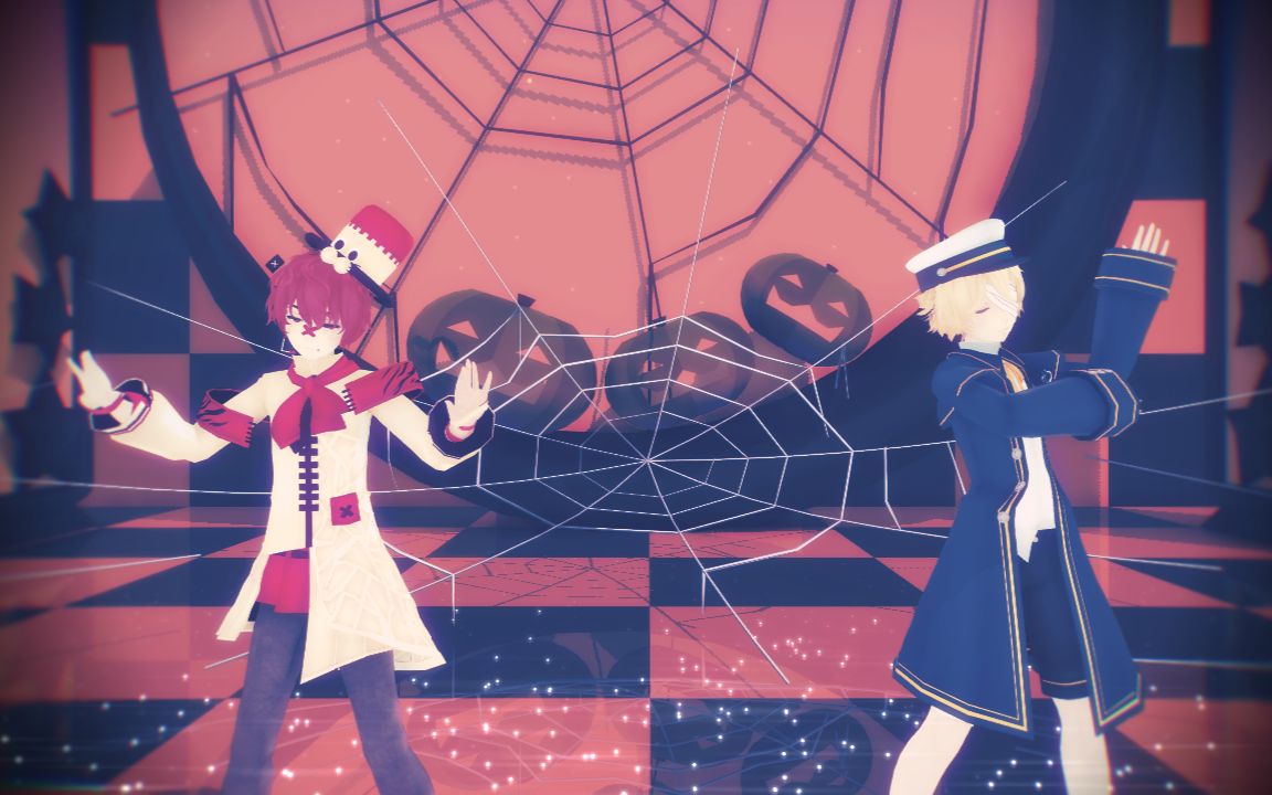 【v mmd】trick and treat【fukase and oliver (cover)】