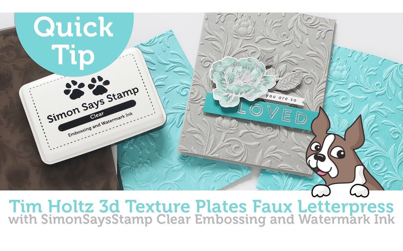 搬运|基础教程 21 Tim Holtz 3D印花文件夹 [ Tim Holtz 3D Texture Plates Faux Letterpress ]哔哩哔哩bilibili