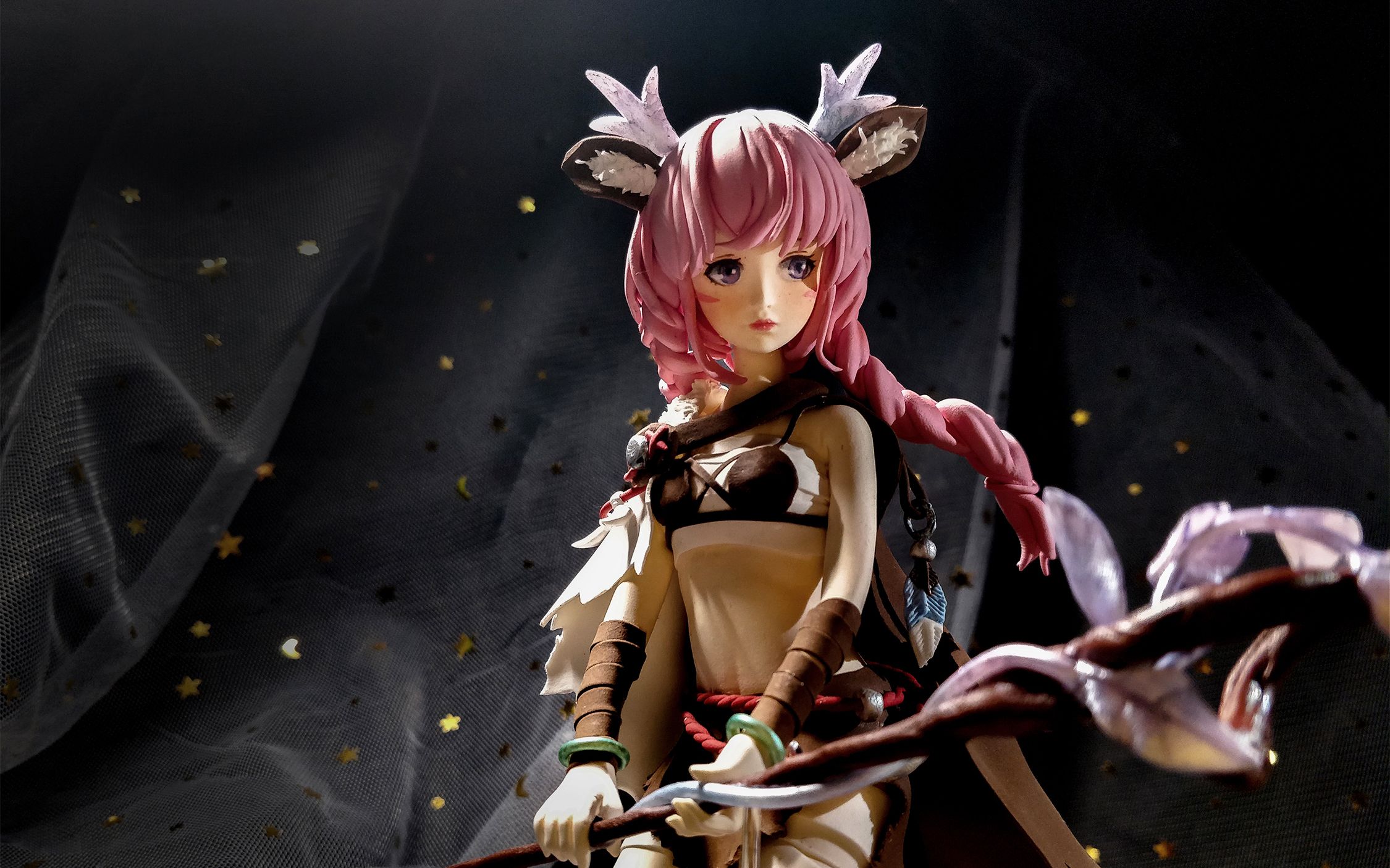 黏土自制粘土手办教程王者荣耀瑶辅助