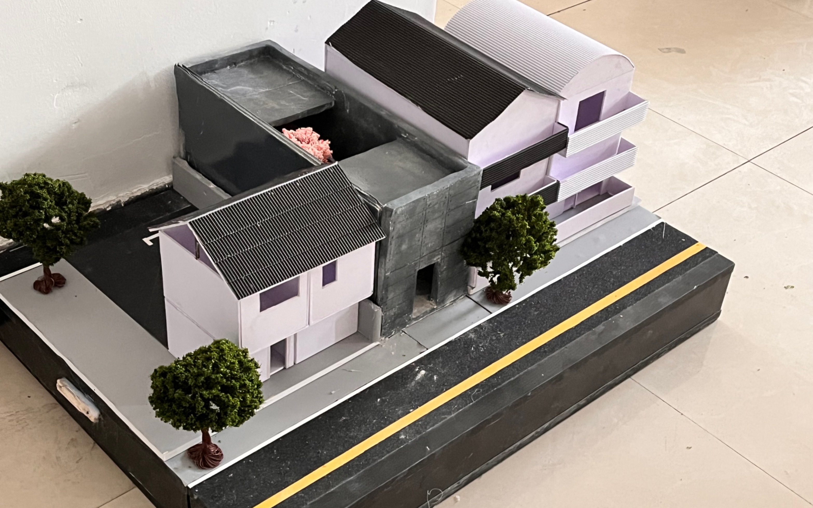 住吉的长屋水泥模型