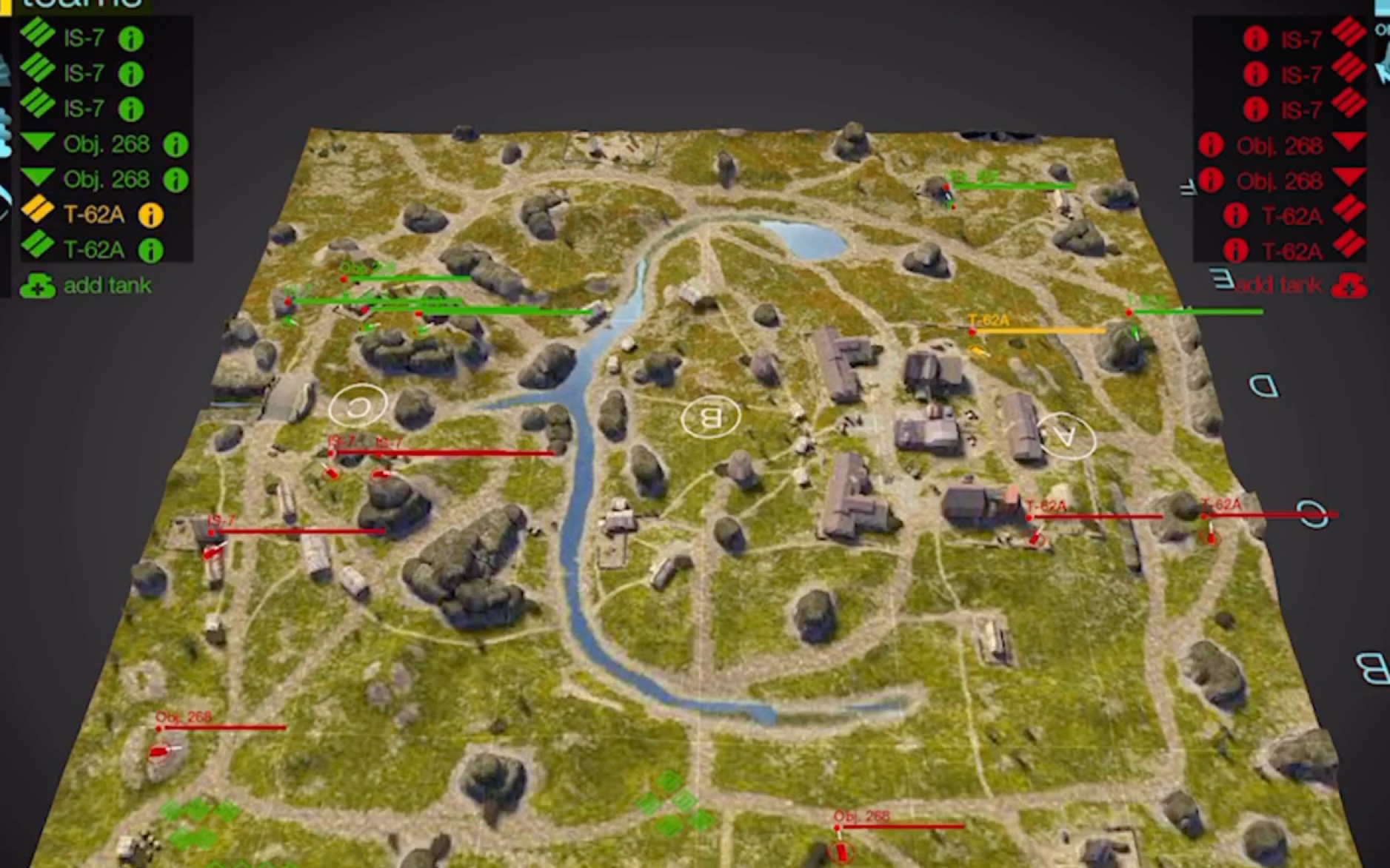 坦克世界闪击战-厨子开坦克-《地图讲解》第十四期-乡间溪流