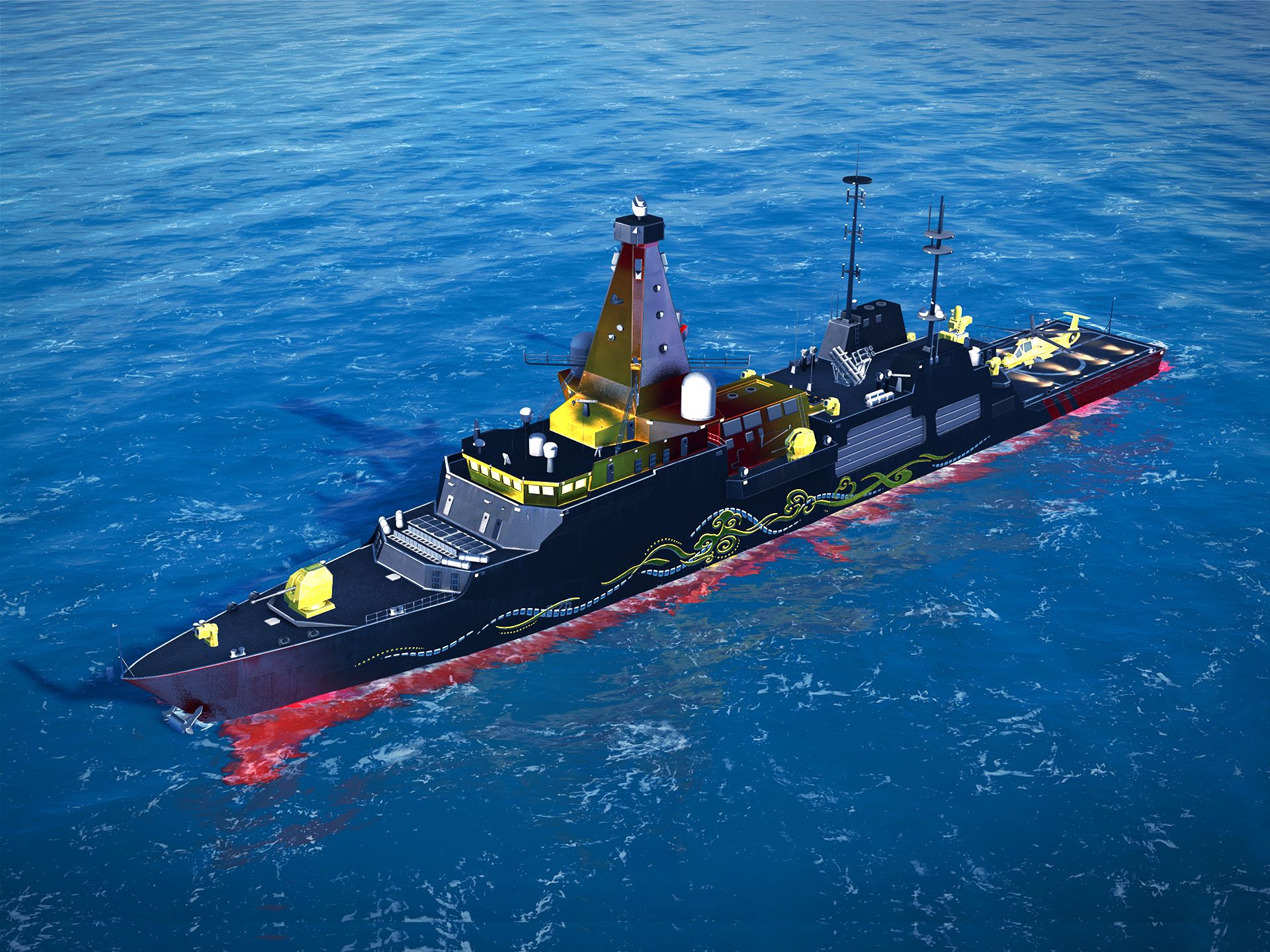 lunar new year活动涂装/皮肤预览(现代战舰)