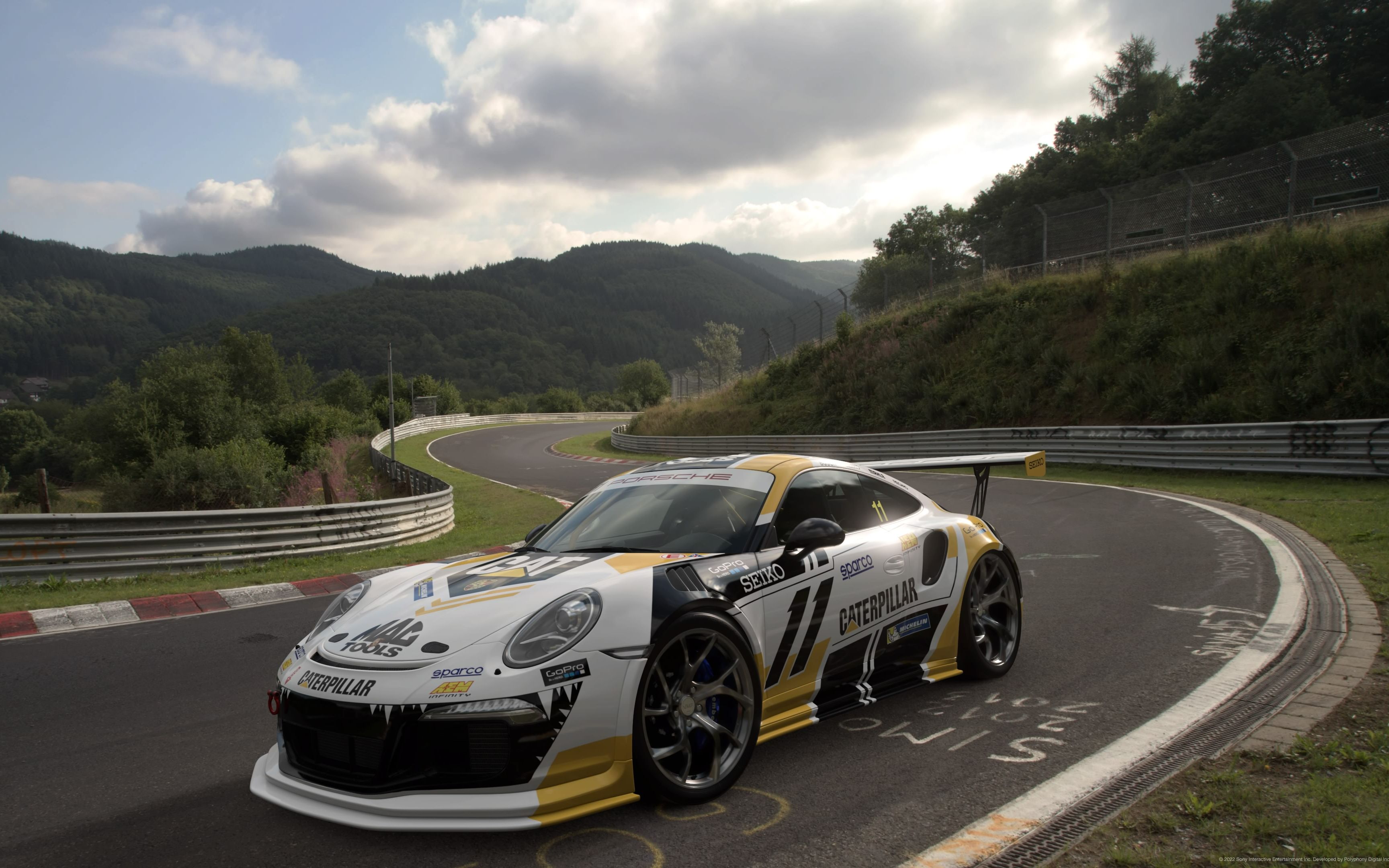 旅64 7 pp700和pp800完美调校-保时捷911 gt3 rs马焦雷湖赛道试驾