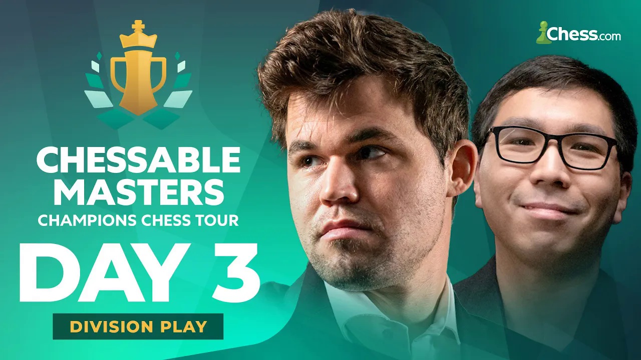 国际象棋直播回放 - magnus carlsen - the heavy hitters are here!