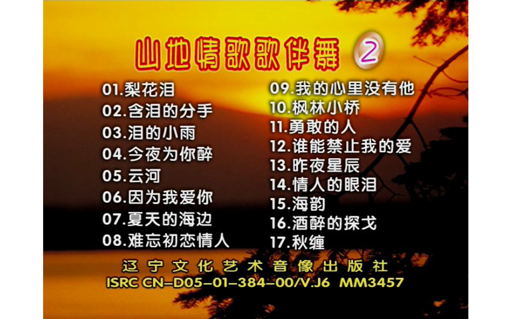 [图]【群星】《山地情歌伴舞2》VCD AI修复