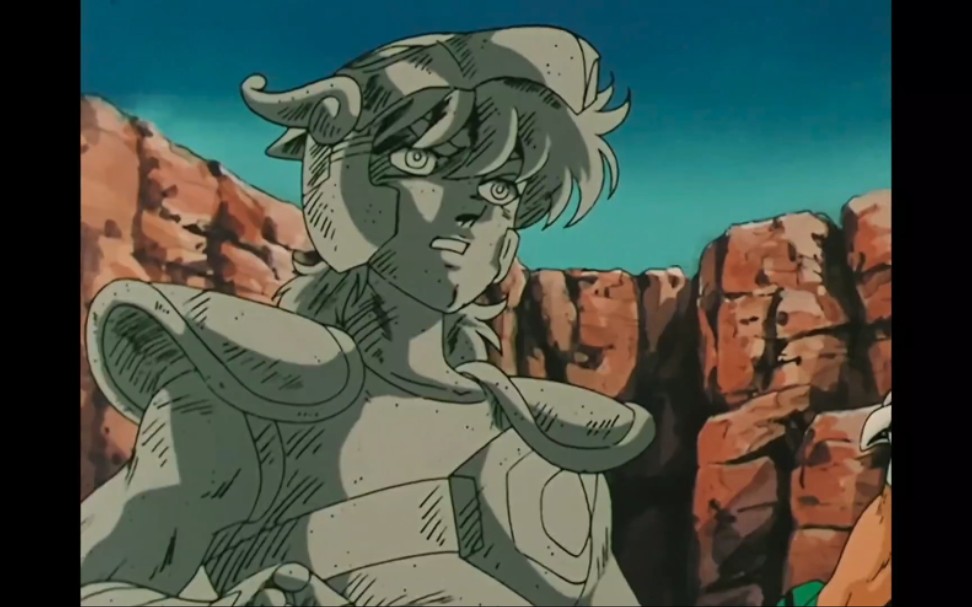 星矢中招变成石像