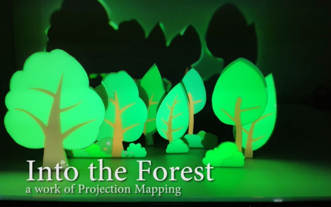 [图]【原创】结构投影动画/Projection Mapping: 《Into the Forest》（又名“小动物毁灭世界的故事”）