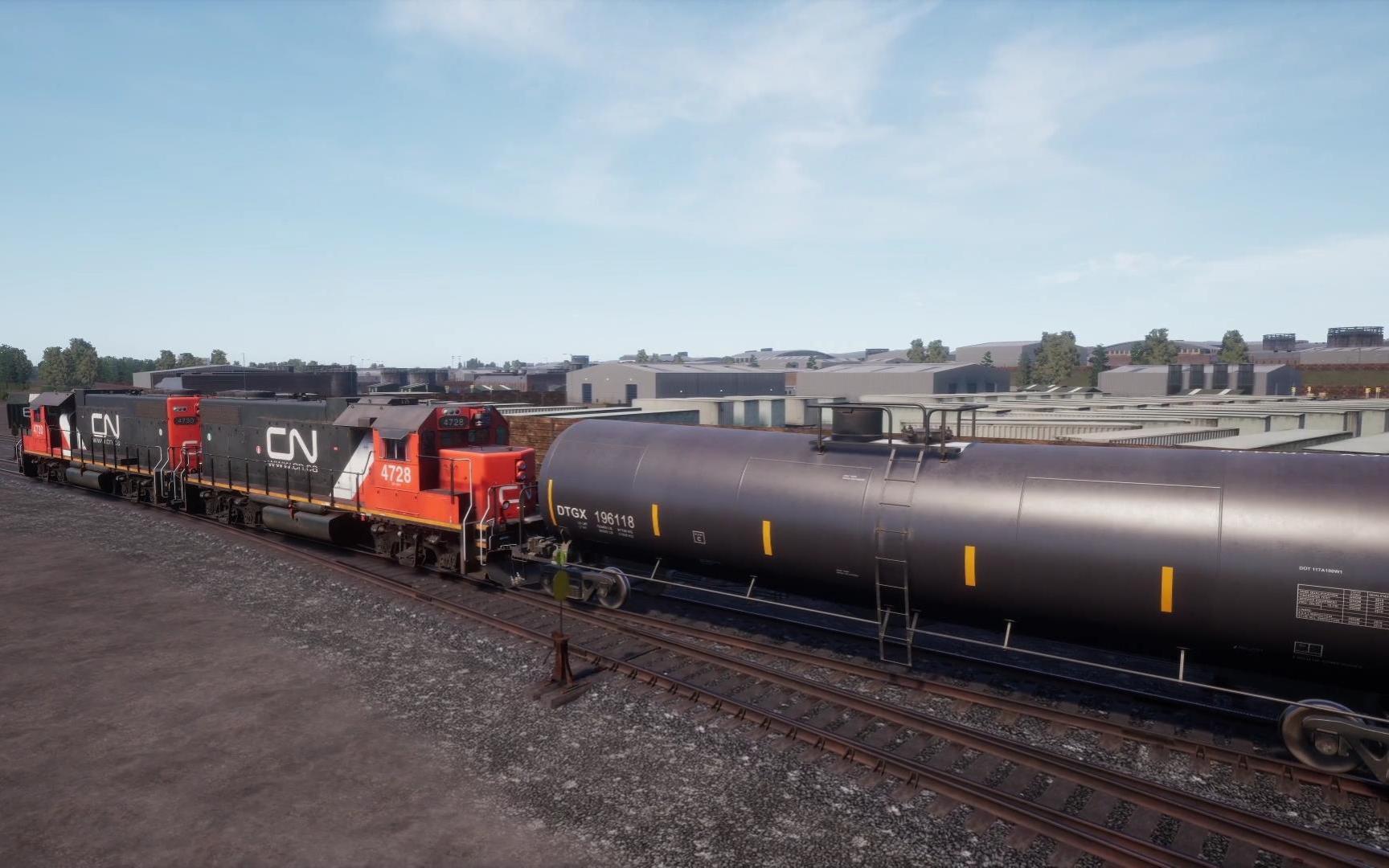 gp38-2与罐车 模拟火车世界4 06 奥克维尔分支