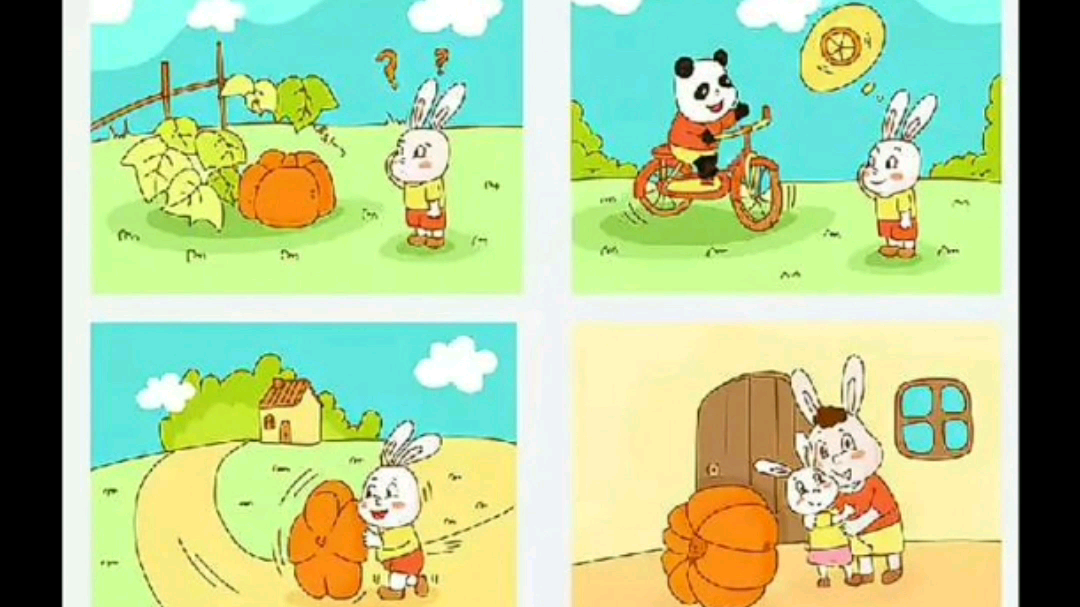 小朋友讲故事——小兔子和大南瓜